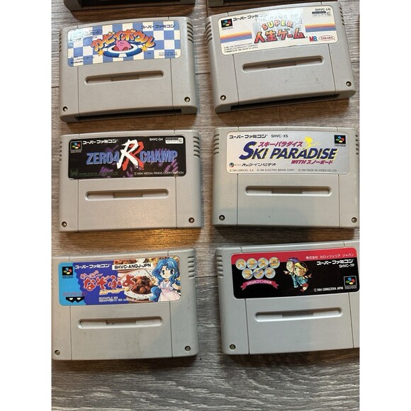 Vintage Japanese Nintendo Super Famicom video game  - BIG LOT of 25 - US Seller - Picture 3 of 14